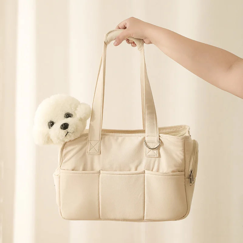 Cat Carrier Breath Side Backpack Dog Carriers Pet Crossbody Shoulder Bag Outdoor Travel Backpack For Small Dogs Cats Outgoing