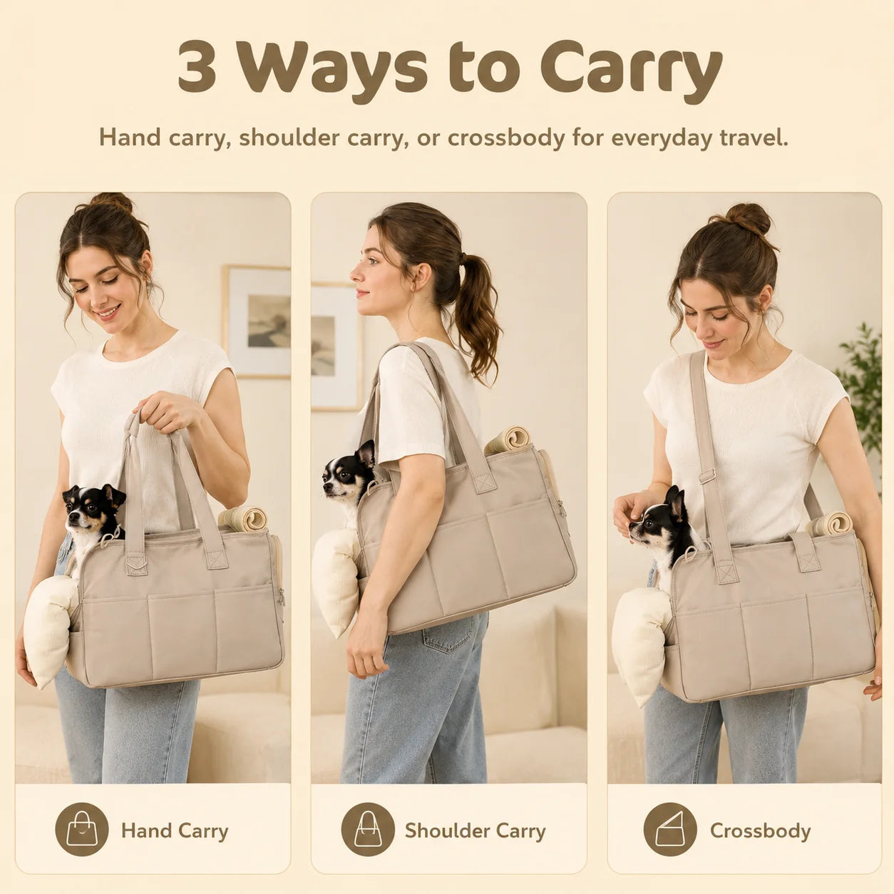 Cat Carrier Breath Side Backpack Dog Carriers Pet Crossbody Shoulder Bag Outdoor Travel Backpack For Small Dogs Cats Outgoing