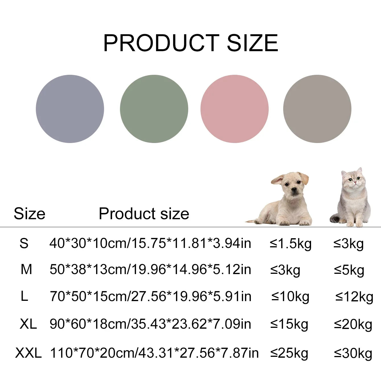 Pet Sofa Sleeping Bed Large Space Winter Warm Soft Plush Pet Cushion Large Size For Indoor Cats Dogs Wear-resistant Non-slip Bed