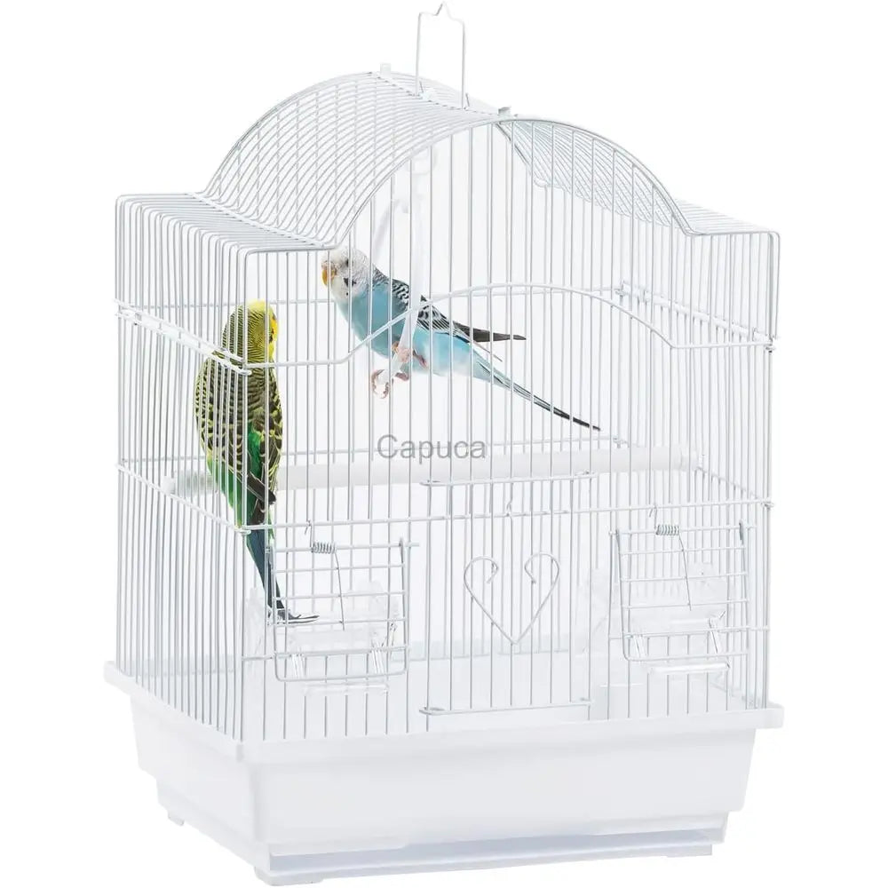 Portable Bird Cage Kit for Small Birds with Accessories, Suitable for Parakeets, Lovebirds, and Canaries