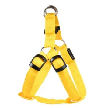 Outdoor Luminous Pet Supplies LED Luminous Dog Chest Harness Large Dog Traction Dog Walking Supplies To Prevent Getting Lost New