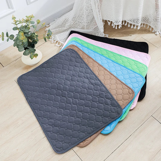 Reusable Dog Pee Pad Blanket Absorbent Diaper Washable Puppy Training Pad Pet Bed Urine Mat for Pet Car Seat Cover