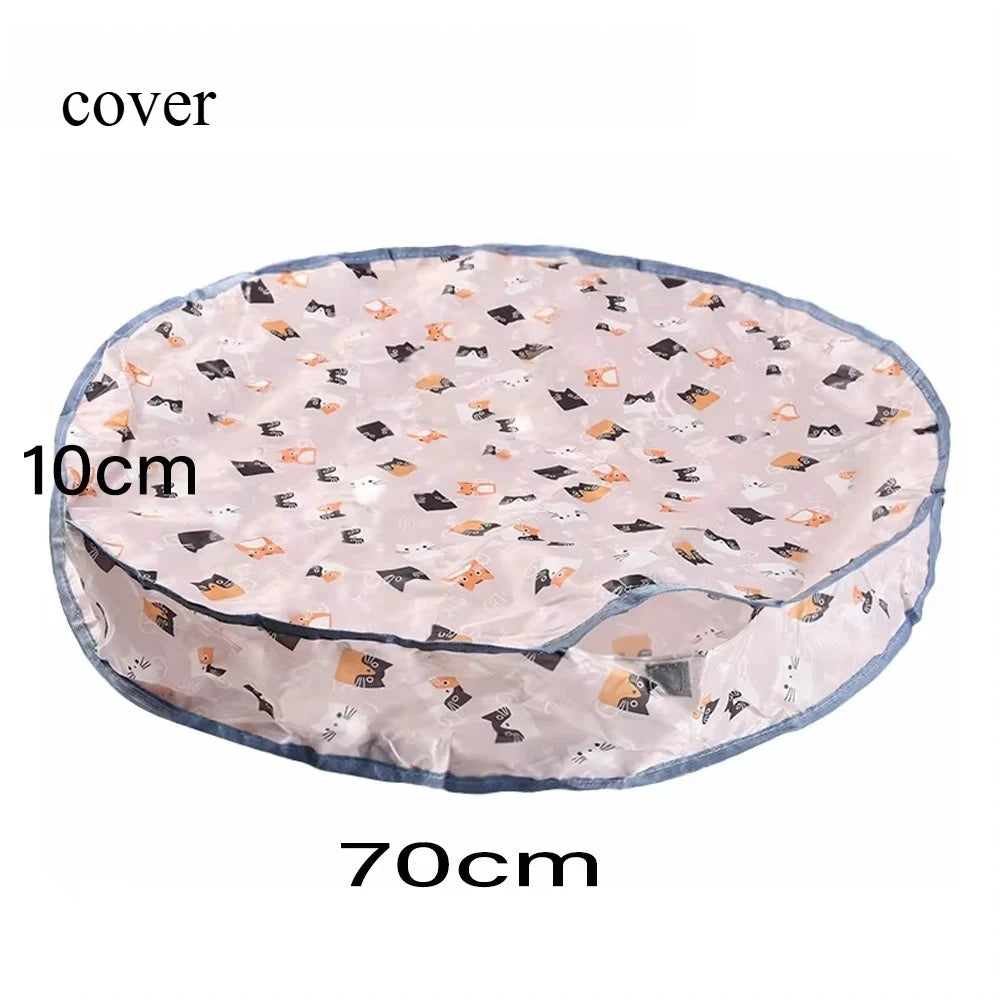 Smart Interactive Cat Toys Ball Fast Rolling in Pouch Hide and Seek Kitten Motion Activated Interactive Indoor