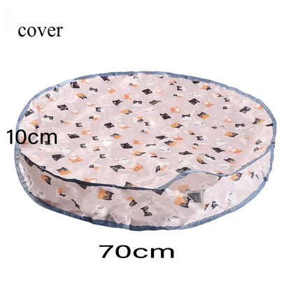 Smart Interactive Cat Toys Ball Fast Rolling in Pouch Hide and Seek Kitten Motion Activated Interactive Indoor