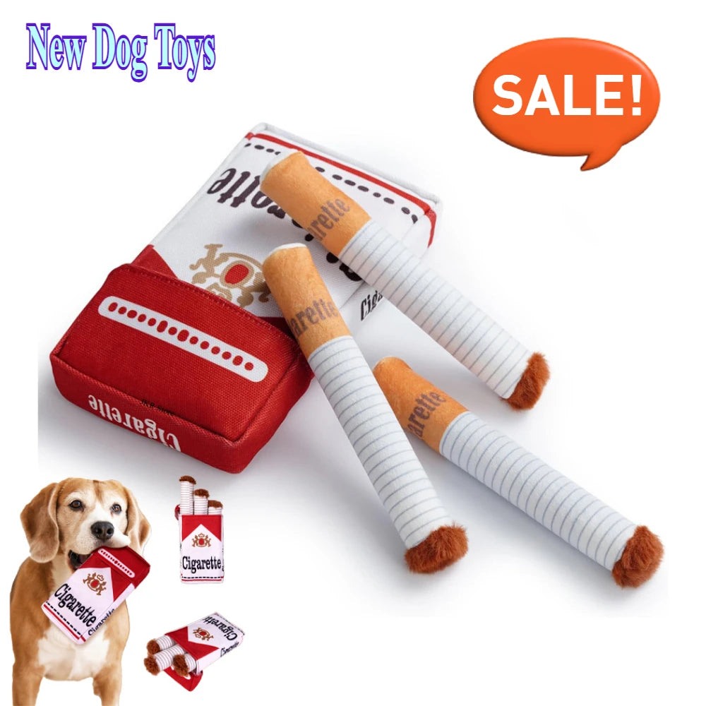 Funny Interactive Plush Dog Toys Creatives Cigarette Design Giggling Chewing The Perfect Pet Gift