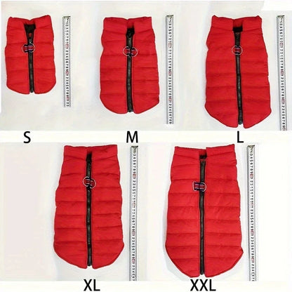 Winter Warm Clothes For Small Dogs Windproof Coat Jacket Padded Clothing for Yorkie Chihuahua Puppy Cat Outfit Vest