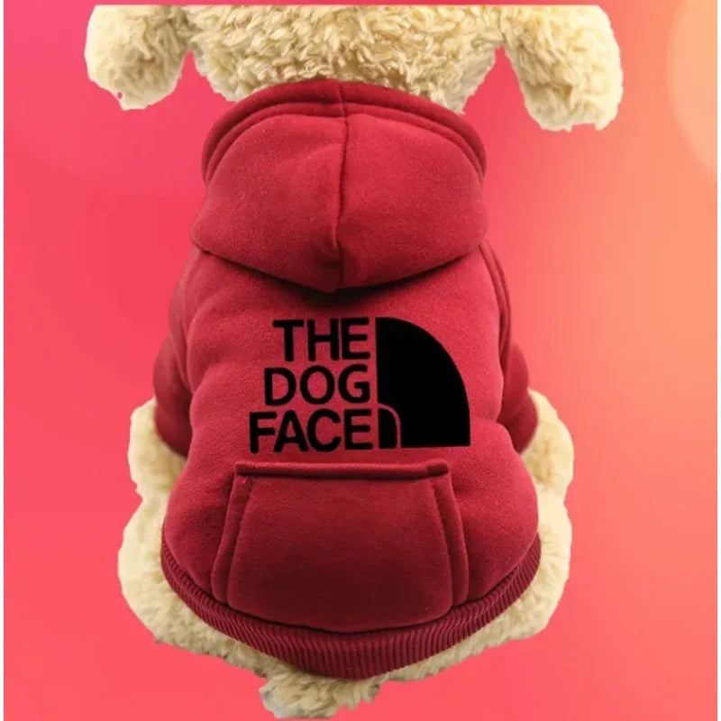 Autumn and winter sweater cowboy pocket two-legged clothes sports wind pet clothes dog cat