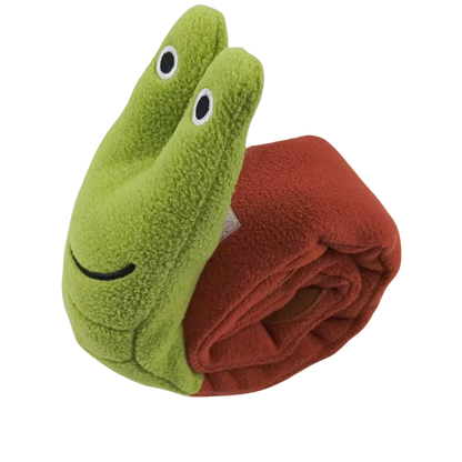 Dog Puzzle Feeder Interactive Toy Indestructible Plush Sound Squeak Puppy Toys
