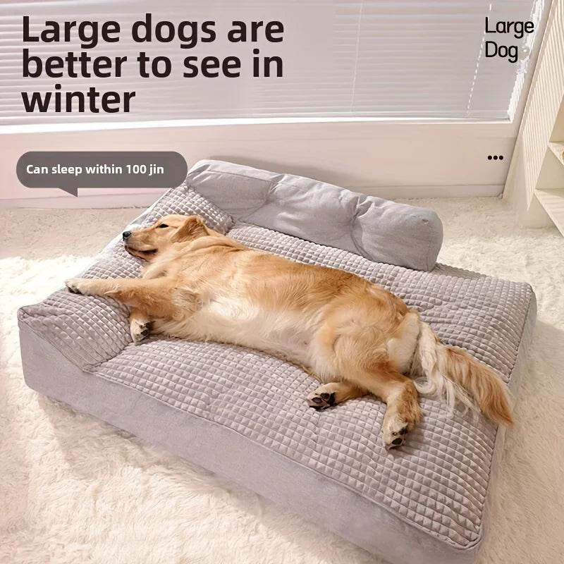 New Cat Dog Bed Kennel Non-Slip Winter Warm Small Dog Kennel Sleeping Removed Washed Soft Puppy Cushion