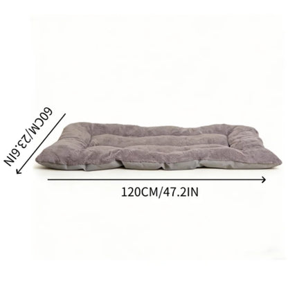 Extra Large Plush Dog Bed Sofa Thickened Super Soft Polyester Pet Mat Dog Crate Mat Bed For Small Medium Large Dog