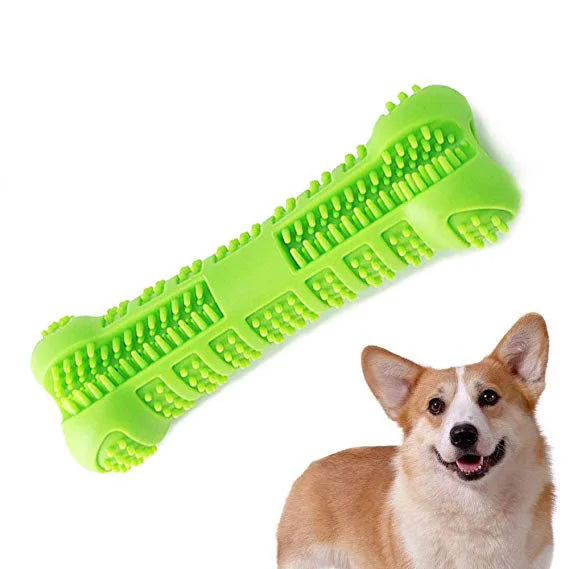 Soft Rubber Dog Toothbrushes Puppy Toys Dog Brush Stick 360 Degree Teeth Cleaning Toothpaste for Small Dogs
