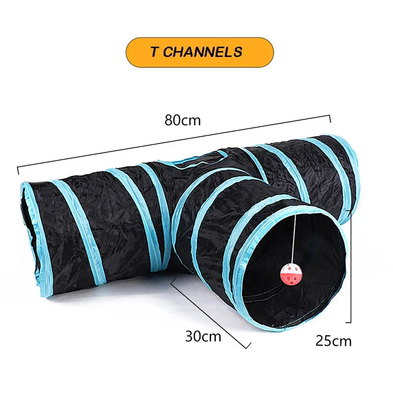 Cat Tunnel Foldable S T Y Pass Play Tunnel Breathable Drill Barrel for Indoor loud paper
