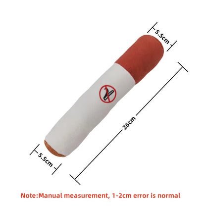 Interactive Dog Joint Sound Puppy Toys Cigar For Small Resistant Squeak Dogs Indestructible