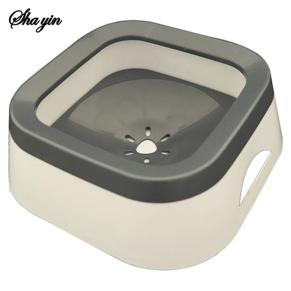 Floating Water Dispenser Bowl Dog Cat Large Capacity Splash Proof Anti-Spill Plastic Car Outdoor Universal Pet Drinking Basin