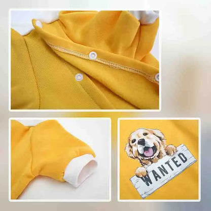 Pet Hoodies Clothes For Small Dogs Puppy Jacket Sweatshirt Coat Labrador Costume Autumn Winter Keep Warm