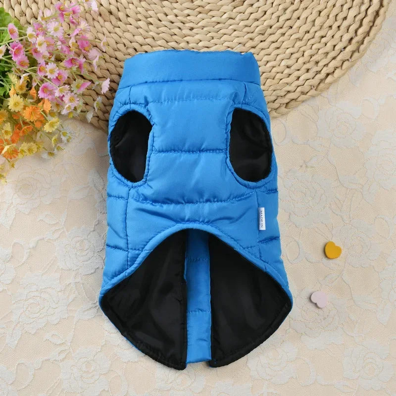 Winter Warm Clothes For Small Dogs Windproof Coat Jacket Padded Clothing for Yorkie Chihuahua Puppy Cat Outfit Vest