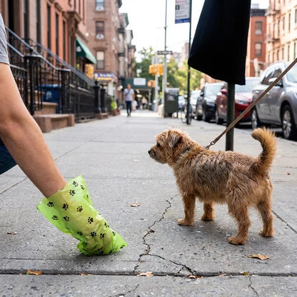 10-pce Best Seller! Degradable Dog Waste Bags - Thickened Leak-Proof No Dirty Hands Portable Rolled Outdoor Dog Walking