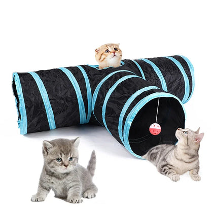 Cat Tunnel Foldable S T Y Pass Play Tunnel Breathable Drill Barrel for Indoor loud paper
