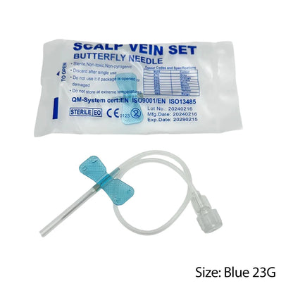 50pcs/lot Disposable Butterfly Blood Infusion Needle double wing type Blood Infusion Needle Pet Care