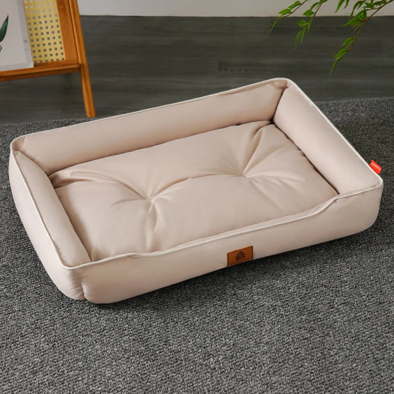 Pet Sofa Sleeping Bed Large Space Winter Warm Soft Plush Pet Cushion Large Size For Indoor Cats Dogs Wear-resistant Non-slip Bed