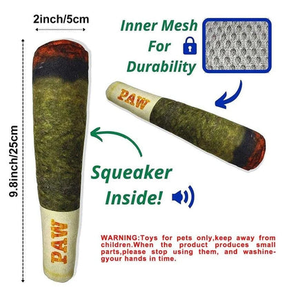 Interactive Dog Joint Sound Puppy Toys Cigar For Small Resistant Squeak Dogs Indestructible