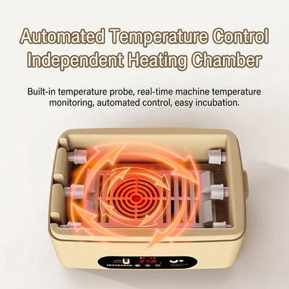 Fully Automatic Incubator For Egg Chick Poultry Intelligent Bionic Chicken Duck Pigeon Incubator USB Charge 24-hour Thermostatic