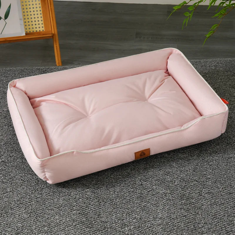 Pet Sofa Sleeping Bed Large Space Winter Warm Soft Plush Pet Cushion Large Size For Indoor Cats Dogs Wear-resistant Non-slip Bed