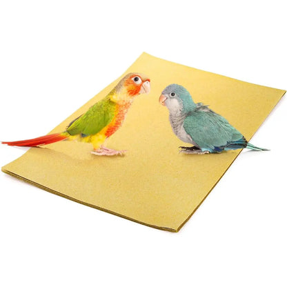 50 Pieces 11x17 Inch Bird Cage Liner Paper, Pet Bedding Accessories for Parrot Cages