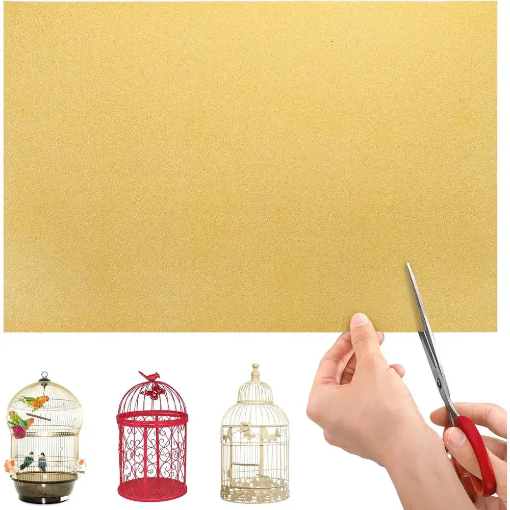 50 Pieces 11x17 Inch Bird Cage Liner Paper, Pet Bedding Accessories for Parrot Cages