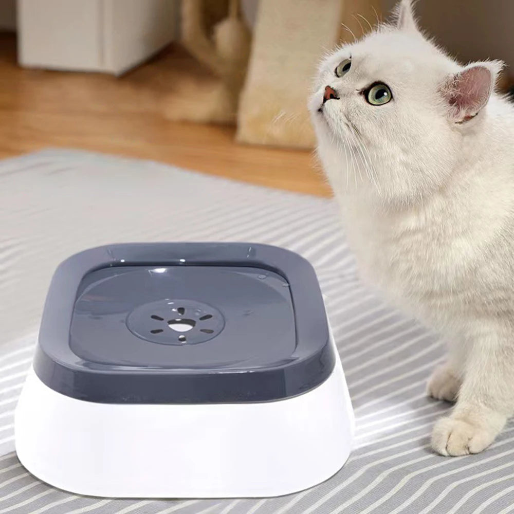 Floating Water Dispenser Bowl Dog Cat Large Capacity Splash Proof Anti-Spill Plastic Car Outdoor Universal Pet Drinking Basin