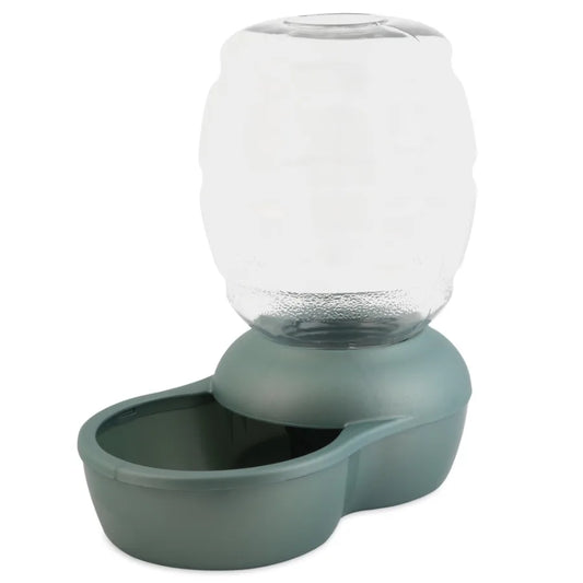 Innovative Gravity Pet Waterer with Microban Protection for Cats and Dogs - 1 Gallon Capacity Ideal for Home Use and Outdoor