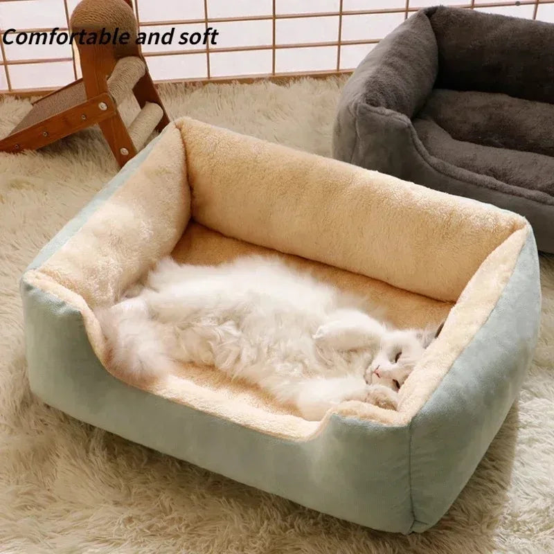 Winter Cat Kitten Cushion Bed House Supplies
