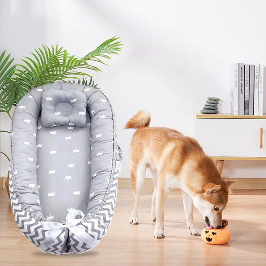 Cat Dog Mat with Pillow Thickening Dog Sofa Bed Removable Comfortable Soft Cloth Dog Kennel Pet Sleeping Bed Sofa