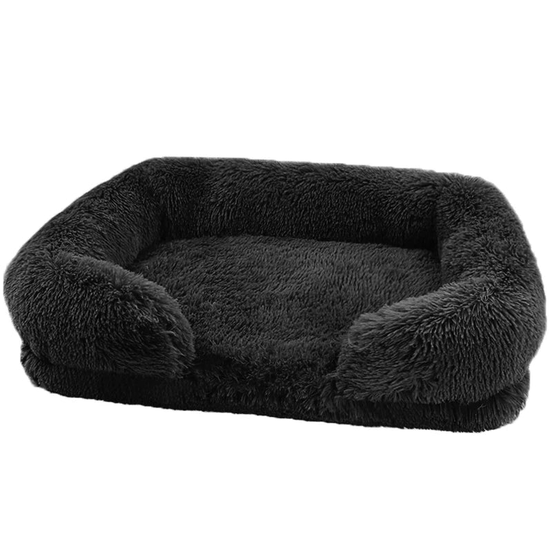 Thickened orthopedic dog bed for large dogs - egg sponge, easy to remove and wash plush cover.