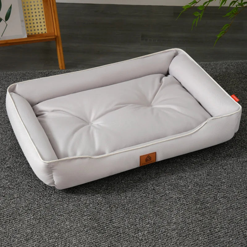 Pet Sofa Sleeping Bed Large Space Winter Warm Soft Plush Pet Cushion Large Size For Indoor Cats Dogs Wear-resistant Non-slip Bed