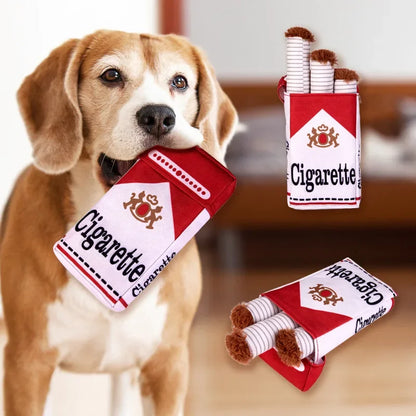Funny Interactive Plush Dog Toys Creatives Cigarette Design Giggling Chewing The Perfect Pet Gift