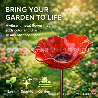 Flower Water Feeder Bird Feeder Wild Bees Insects Insect Drinker Outdoor Garden Insect Drinking Tool Yard Decorat 2026 New