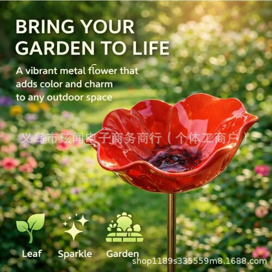 Flower Water Feeder Bird Feeder Wild Bees Insects Insect Drinker Outdoor Garden Insect Drinking Tool Yard Decorat 2026 New
