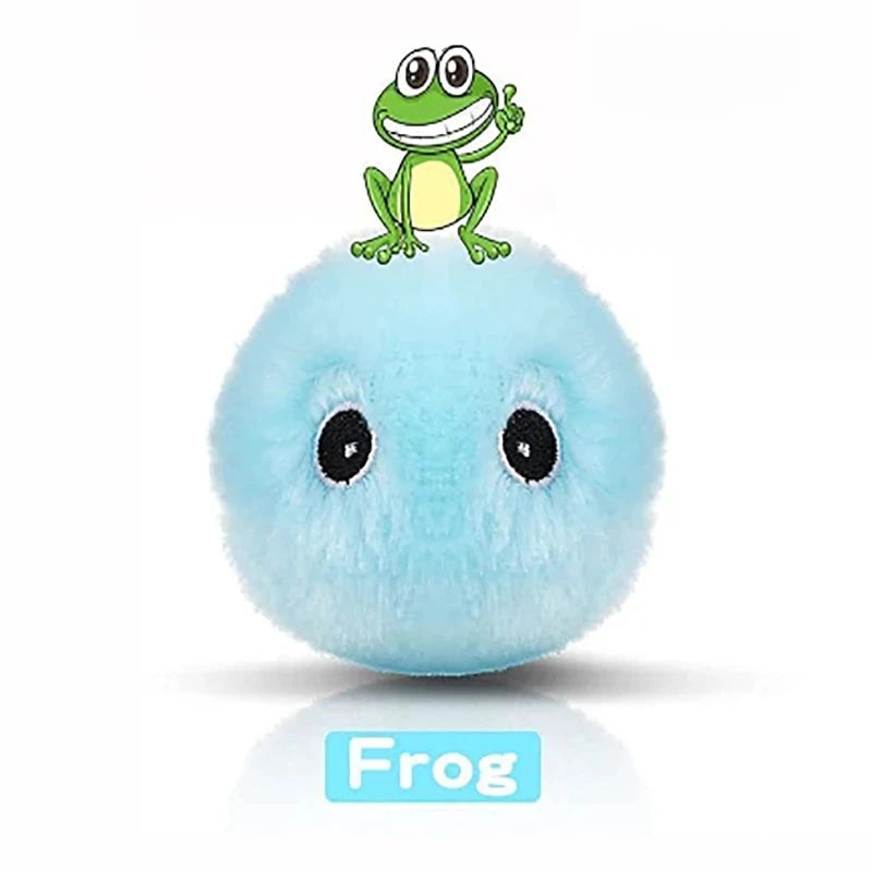 Plush Interactive Ball Cat Toy Electric Sound Catnip Training Touch Sounding Pet Product Squeak Ball Fluffy Toys