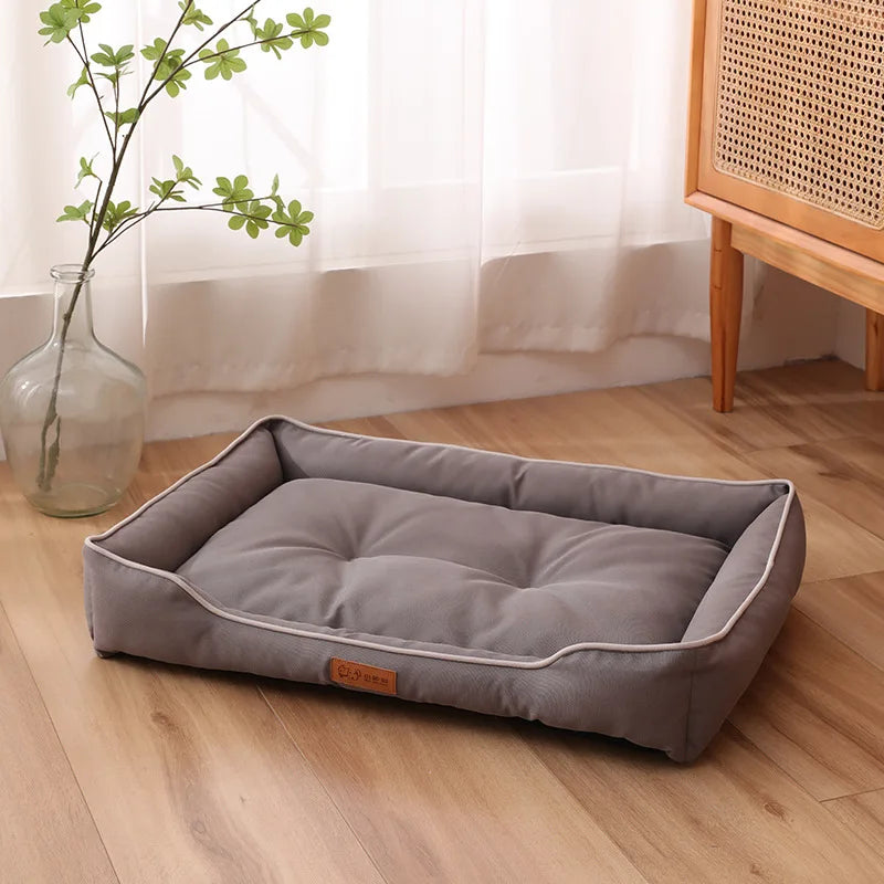 Pet Sofa Sleeping Bed Large Space Winter Warm Soft Plush Pet Cushion Large Size For Indoor Cats Dogs Wear-resistant Non-slip Bed