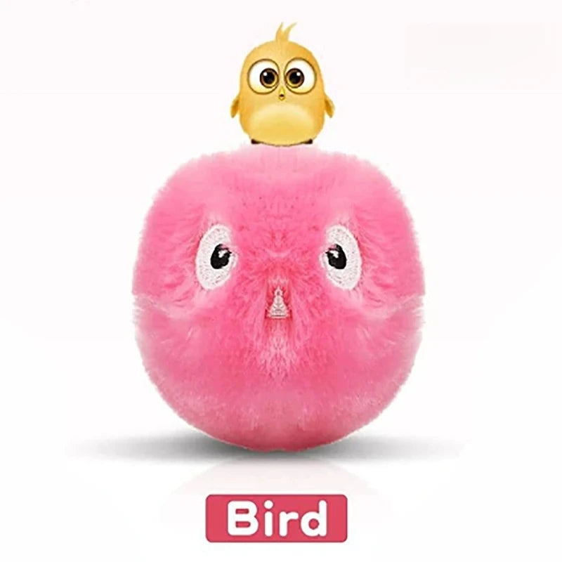 Plush Interactive Ball Cat Toy Electric Sound Catnip Training Touch Sounding Pet Product Squeak Ball Fluffy Toys