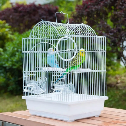Portable Bird Cage Kit for Small Birds with Accessories, Suitable for Parakeets, Lovebirds, and Canaries