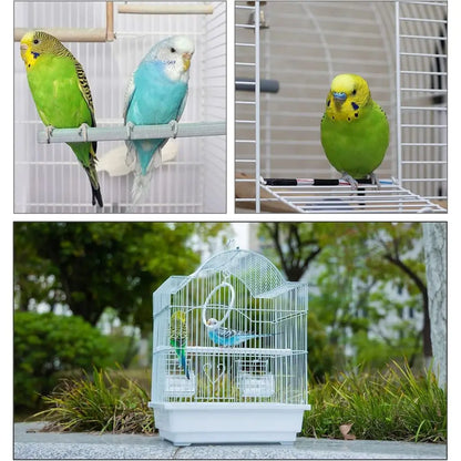 Portable Bird Cage Kit for Small Birds with Accessories, Suitable for Parakeets, Lovebirds, and Canaries