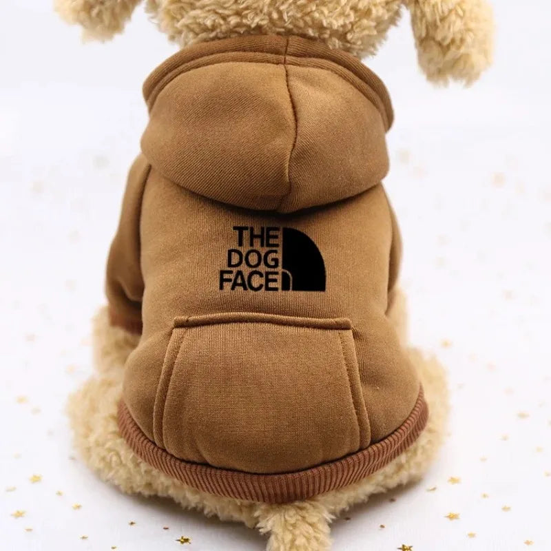 Autumn and winter sweater cowboy pocket two-legged clothes sports wind pet clothes dog cat