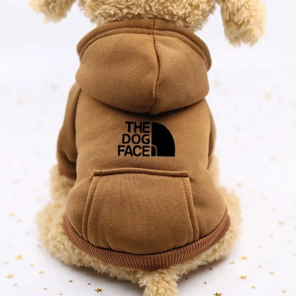 Autumn and winter sweater cowboy pocket two-legged clothes sports wind pet clothes dog cat