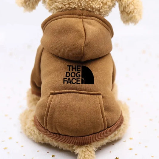 Autumn and winter sweater cowboy pocket two-legged clothes sports wind pet clothes dog cat