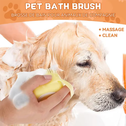 New Bath Massage Brush Bathroom Multifunctional Puppy Big Dog Cat Soft Safety Silicone Pet Accessories for Dogs Cats