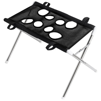 Portable Pet Grooming Table for Cats Small Dogs Foldable Stainless Steel Nail Trimming Hammock Breathable Mesh Home Pet Care