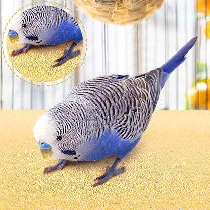 50 Pieces 11x17 Inch Bird Cage Liner Paper, Pet Bedding Accessories for Parrot Cages