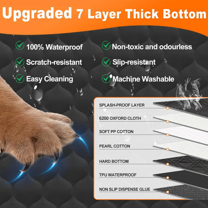 Waterproof Pet Travel Accessories Foldable Dog Car Seat  Car Pet Seat Safety Hammock Trunk Mat Car Rear Back Seat Protector